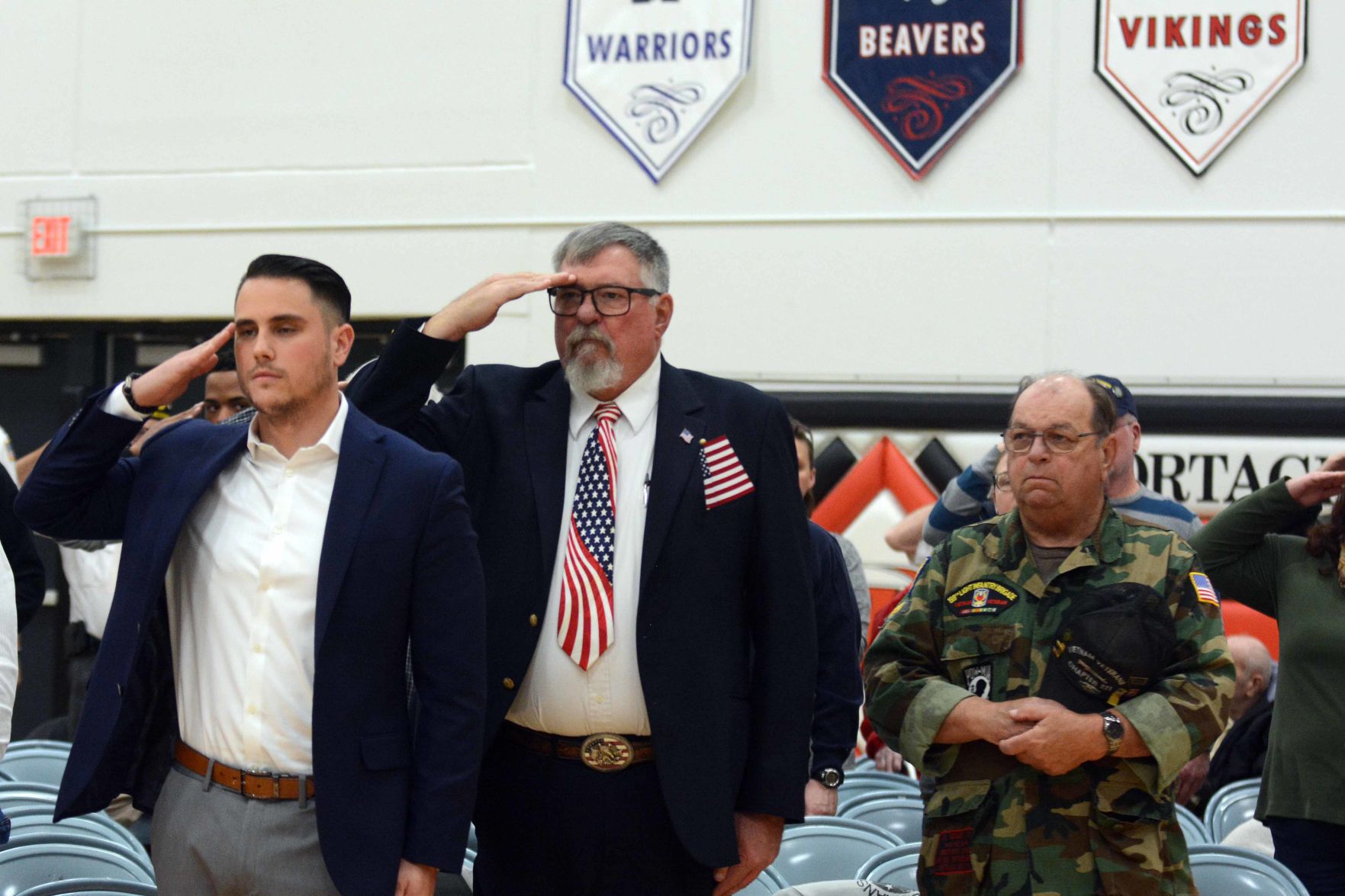 Portage High School Veterans Day ceremony 2019
